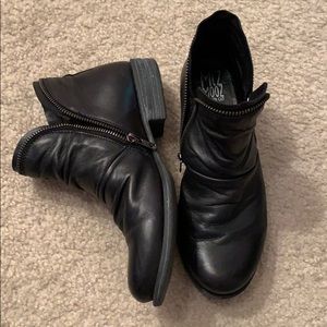Miz Mooz black leather boots
